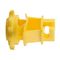 ฉนวนรั้วไฟฟ้าวัสดุพลาสติก Screw-on Round Post Insulator สีเหลือง