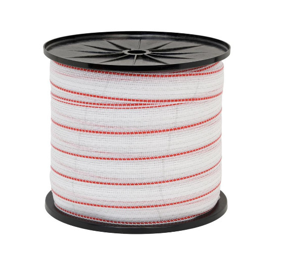 รั้วไฟฟ้าทัศนวิสัยสูง เทปโพลี Twisted Poly Pro 8 ตัวนำสแตนเลส