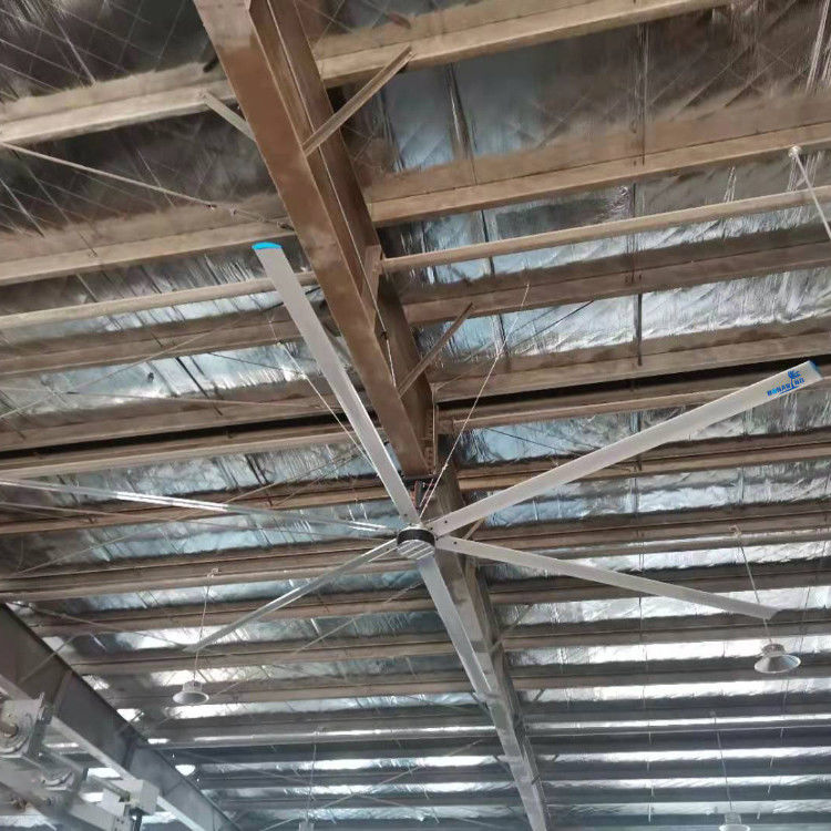 พลังงานแรง 6 ใบ พัดลมเพดานอุตสาหกรรม 10m3 / นาที ปริมาณอากาศ / W 1500w พลังงานเข้า