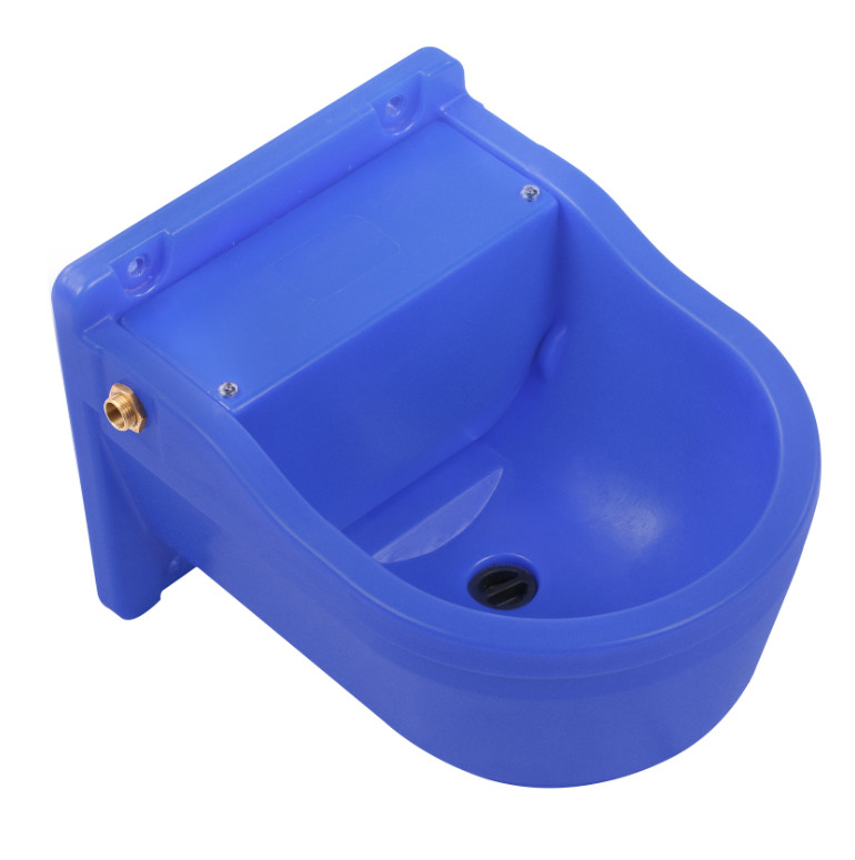 ถ้วยน้ําปลูกสัตว์สีน้ําสีฟ้าสําหรับวัว ม้า แกะ - งานหนัก PP สร้างพลาสติก