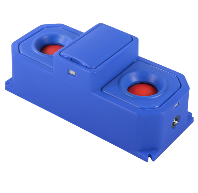 ถังน้ําปศุสัตว์สีฟ้า ทนต่อแรงกระแทกหนัก ขนาด 226L ความจุ 30-50L / นาที อัตราการไหล