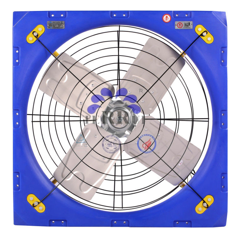 พัดลมระบายอากาศสำหรับปศุสัตว์ ขนาด 38 นิ้ว เพื่อการไหลเวียนอากาศสูงสุด 27000 ลบ.ม./ชม. และกำลังไฟเข้า 410 วัตต์