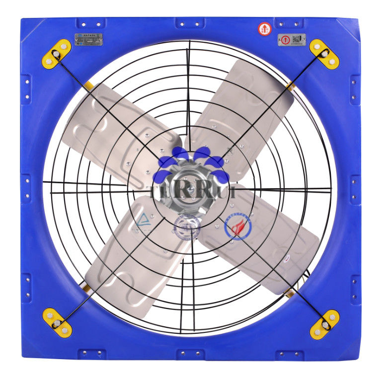 พัดลมอากาศปศุสัตว์ขนาด 38 นิ้ว ที่มีพลังงานมาก - ความไหลของอากาศ 27000m3/h เพื่อความสบายใจที่ดีที่สุดของปศุสัตว์