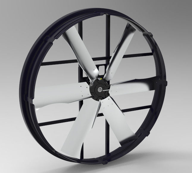 พัดลมแผ่นอุตสาหกรรมที่มีการไหลอากาศสูงสุด 120000 m3/h และความจุ 60 m3/h Vortex Inline