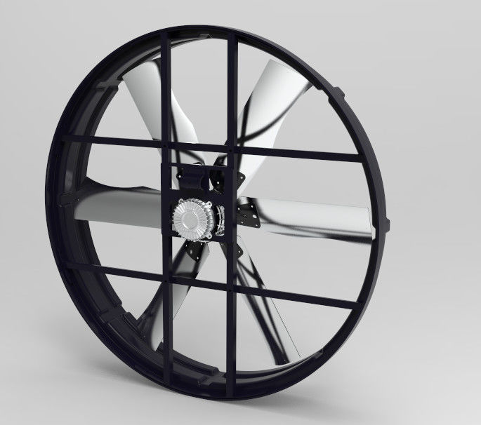 พัดลมแผ่นอุตสาหกรรมที่มีการไหลอากาศสูงสุด 120000 m3/h และความจุ 60 m3/h Vortex Inline