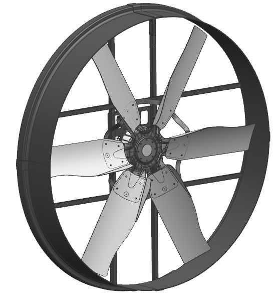 ประหยัดพลังงานและพัดลมไก่ พร้อมเครื่องยนต์ DC ที่ไม่มีแปรง