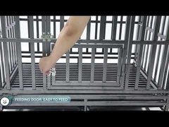 Heavy Duty Dog Cage Strong Metal Kennel and Crate for Medium and Large Dogs Pet Playpen