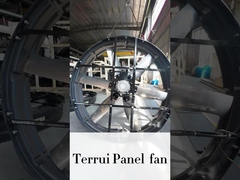 พัดลมเพดานอุตสาหกรรม 38 ใบ 28273m\u00b3/h การไหลอากาศสําหรับการเลี้ยงสัตว์