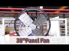 38Panel Fan 300W 380-480V กรอบ PE ชั้นสอง 27300m3/h กระแสอากาศ
