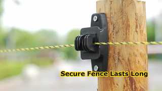 ฉนวนเหล่านี้ประกอบด้วยพลาสติกที่ไม่นำไฟฟ้า ผลิตขึ้นเพื่อให้ทนทานในสภาพแวดล้อมทางการเกษตรที่ยากลำบาก